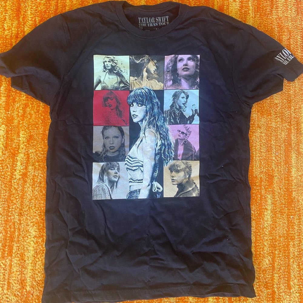 NEW Taylor Swift Eras Tour Official Tee - Black Medium